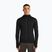 Férfi trekking pulóver Icebreaker Merino 300 Realfleece Descender Zip Hoodie black