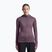 Női túra pulóver Icebreaker Merino 200 Realfleece Descender Half Zip Hoodie grey plum