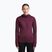 Női túra pulóver Icebreaker Merino 300 Realfleece Descender Zip Hoodie dark berry