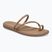 Női papucsok Crocs Miami Toe Loop Sandal milk chocolate