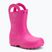 Gyerek gumicsizma Crocs Handle It Rain Boot Kids Pink Crush