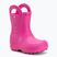 Gyerek gumicsizma Crocs Handle It Rain Boot Kids Toddler pink crush