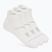 HOKA No-Show Run Sock zokni 3 pár fehér/fehér/fehér