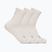 Zokni HOKA Quarter Run Sock 3-Pack white/white/white