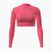 Női hosszú ujjú edzőfelső Under Armour HeatGear Crop Mock bittersweet pink/posh pink