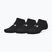 Férfi zokni Under Armour Performance Cotton NS 3 pairs ultimate black/ultimate black/white