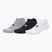 Férfi zokni Under Armour Performance Cotton NS 3 pack white/steel/steel
