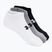 Férfi zokni Under Armour Performance Cotton NS 3 pack white/steel/steel