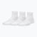 Női zokni Under Armour Vanish 3 Pack white/white/halo gray