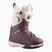 Női snowboard cipők Salomon Kiana Dual Boa W huckleberry/dawn pink/almond milk
