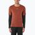 Férfi futó póló Salomon Sense Aero GFX Tee SS burnt umber/coffee bean