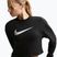 Női edzőfelső Nike Pro Dri-Fit Crew Neck black/metallic silver/white