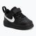 Gyermekcipő Nike Court Borough Low Recraft black/black/white