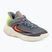 Férfi kosárlabdacipő Nike Giannis Immortality 4 Cool Grey/Volt/Total Crimson