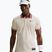 Póló Nike Court Slam Aero-Fit Pale Ivory/Team Red