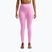 Női edzőleggingsek Nike One pink rise/white