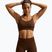 Női rövidnadrág Nike Pro Seamless High-Waisted Biker 5" cacao wow