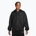 Női pulóver Nike Studio Fleece Medium Weight Oversized Full Zip total black/sail