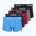 Férfi Nike Jordan Cotton Trunk boxeralsó 5 db-os csomag gym piros/fekete