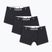 Férfi Nike Jordan Flight Cotton Trunk boxeralsó 3 db fekete