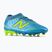 Gyermek focicipők New Balance Tekela Team V5 FG metallic blue/alkaline green