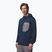 Férfi túrafelső Columbia Tall Heights Hdd Grid Fleece Full Zip collegiate navy/city grey