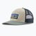 Ellenzős sapka Patagonia P-6 Logo Trucker Hat pumice