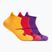 Zokni HOKA No-Show Run Sock 3-pack egg yolk/cerise/virtual violet