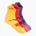 Zokni HOKA No-Show Run Sock 3-pack egg yolk/cerise/virtual violet