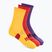 Zokni HOKA Quarter Run Sock 3-Pack egg yolk/cerise/virtual violet