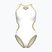 Női egyrészes fürdőruha Arena One Biglogo One Piece white/gold