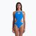 Női egyrészes fürdőruha arena One Biglogo One Piece blue river/fluo orange