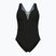 Női egyrészes fürdőruha arena Control Pro Solid fekete/tenger hab