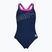 Női egyrészes fürdőruha arena Logo Swim Pro navy/shocking pink