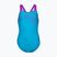 Gyerek egyrészes fürdőruha arena Kikko Swim Pro Back turquoise/very fuchsia