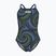 Gyerek egyrészes fürdőruha arena Fireflow Lightdrop Back navy/team navy yellow