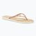 Női flip-flop papucs ROXY Bermuda Print peach cream