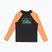 Quiksilver Everyday UPF50 black/tangerine gyerek hosszú ujjú úszófelső