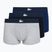 Lacoste férfi boxeralsó 5H1291 3-as csomag tengerészkék/fehér/ezüst ch