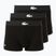 Férfi boxeralsó Lacoste 5H1291 3 pár black/white/black/black