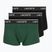 Férfi boxer nadrág Lacoste 5H1300 3 pack black/green