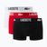 Férfi boxer nadrág Lacoste 5H2393 3 pack lichen/green/black