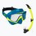 Aqualung Vita Combo Snorkelling szett maszk + búvármaszk kék/sárga SC4269807
