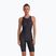 Női egyrészes fürdőruha TYR Fusion 2 Aerofit Shortjohn black