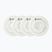Görkorcsolya kerekek Luminous Led Wheels Duo 76mm/85A X4 white/red