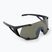 Napszemüveg Alpina Hawkeye Q-Lite black matt/silver mirror