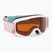 Gyerek síszemüveg Alpina Piney white/ flower matt/ orange