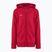 Capelli Basics Ifjúsági cipzáras futball kapucnis pulóver piros