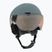 Gyerek sísisak UVEX Rocket Visor Jr rhino/blush matt/mirror silver/lasergold lite