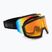 Síszemüveg UVEX Evidnt Attract V + case black matt/mirror rainbow clear